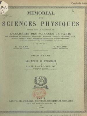 cover image of Les filtres de fréquences